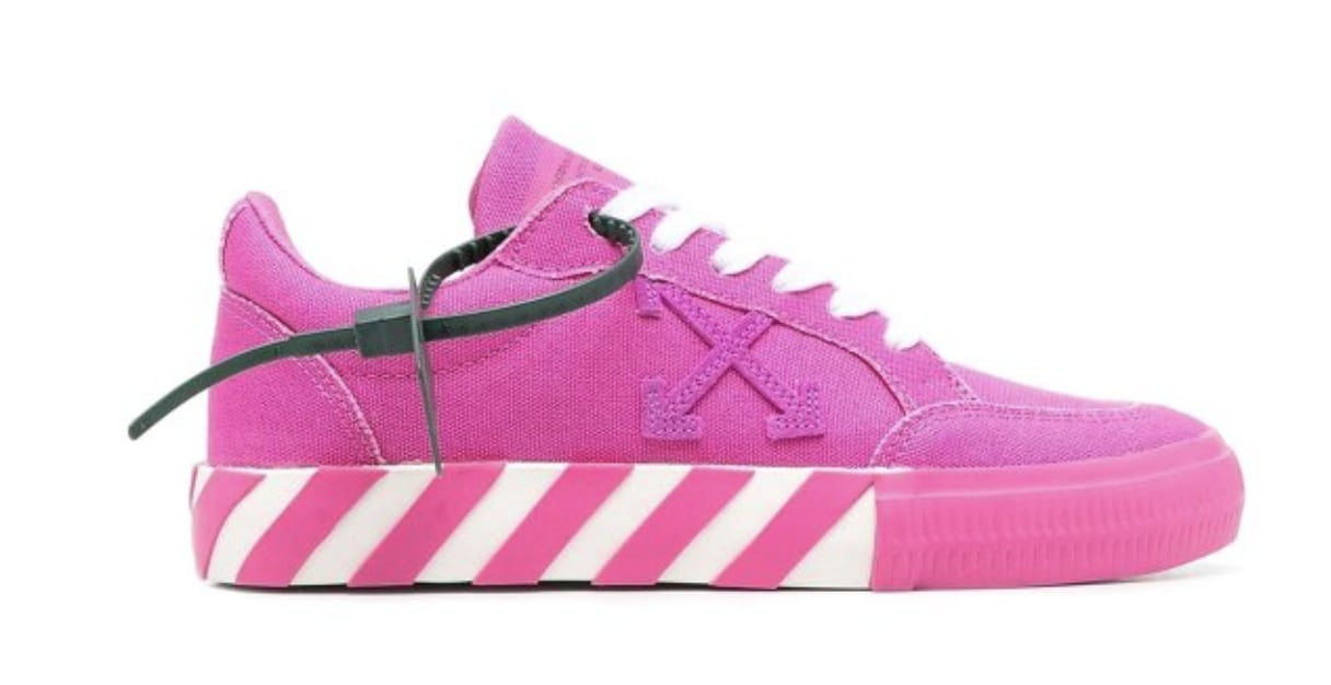 Off White Vulcanized Low Fuchsia